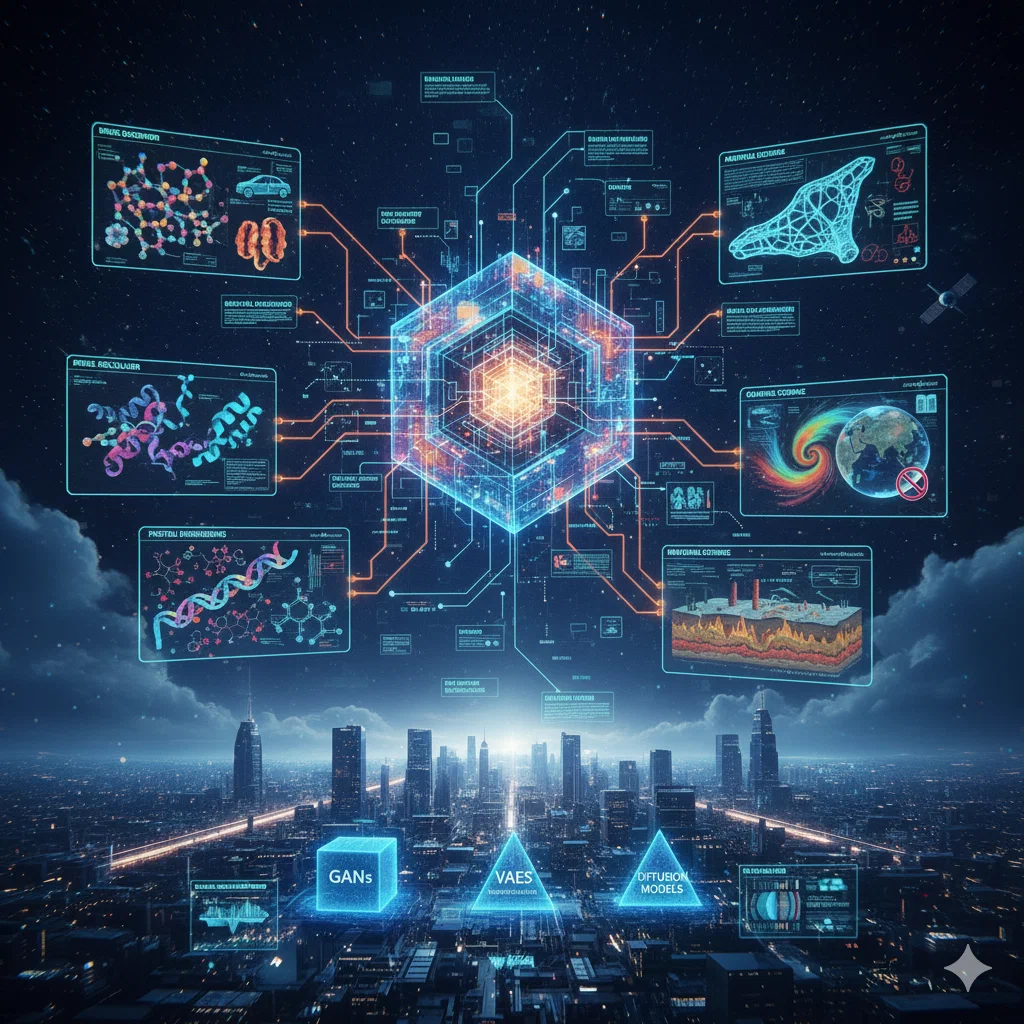 Графическое представление научных исследований и моделирования ИИ