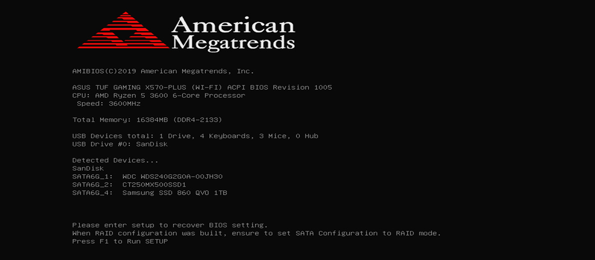 American Megatrends: ошибка BIOS при включении компьютера, как исправить?