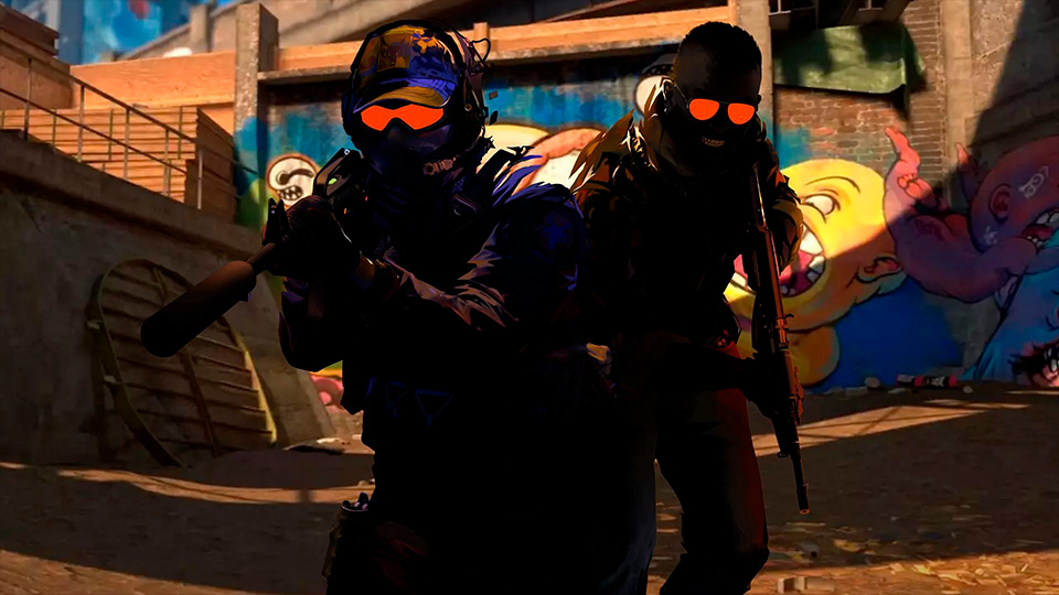 Сцена из игры Counter-Strike 2