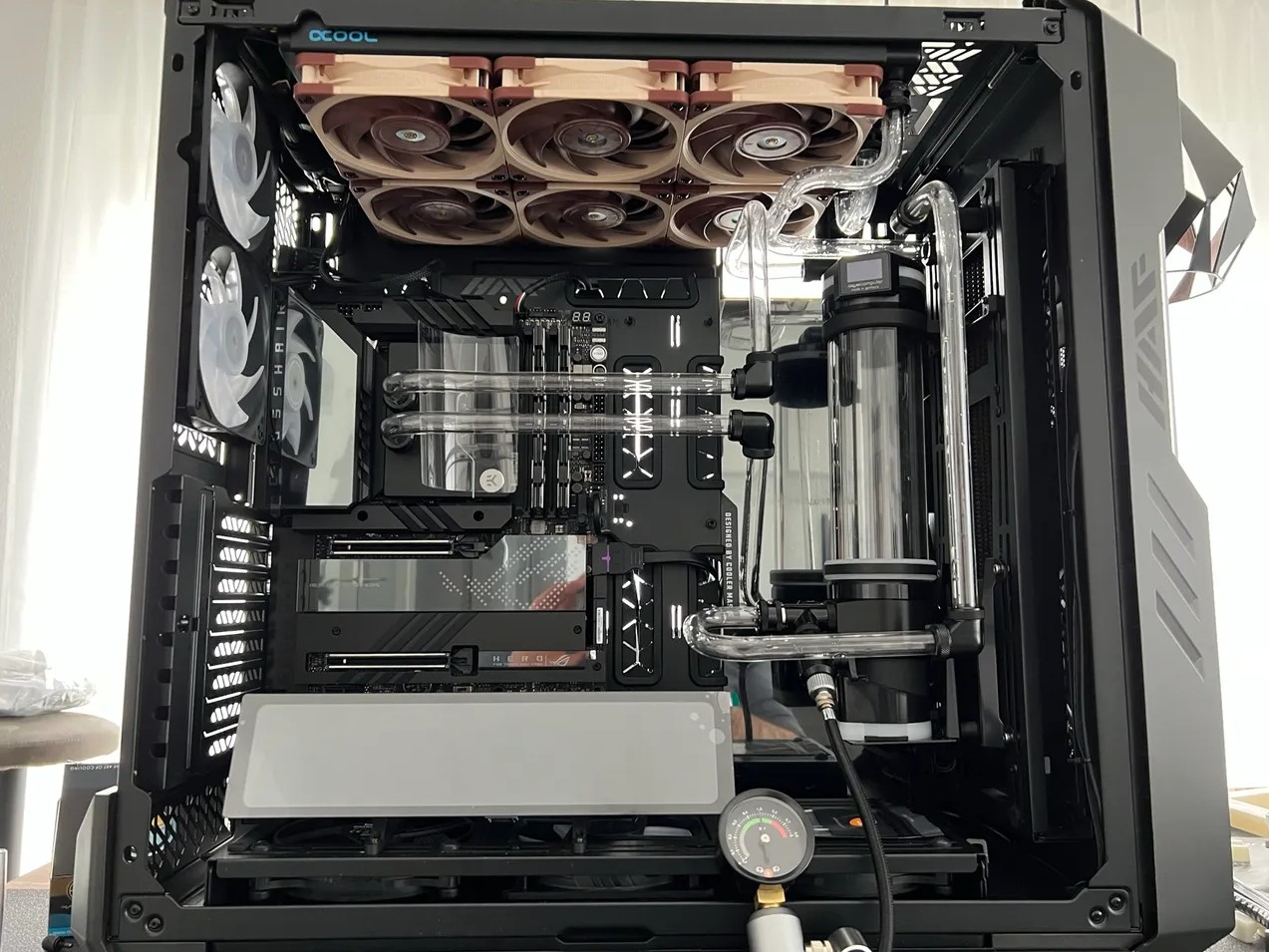 Организация системы охлаждения HAF 700 EVO