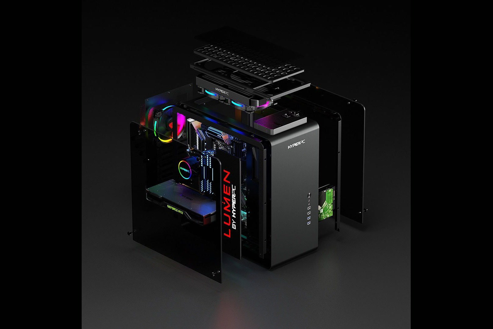 Игровой компьютер HYPERPC с современной материнской платой, поддерживающей VT-d и AMD-Vi
