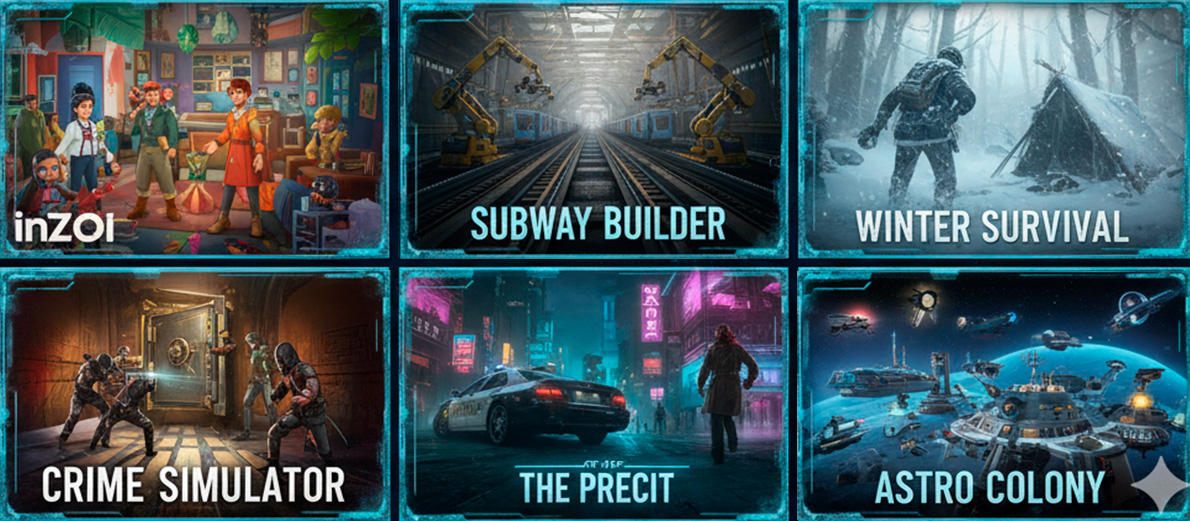 Top game simulators 2025