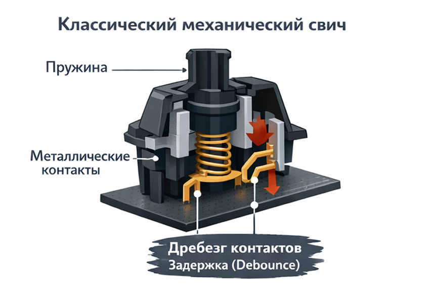 Классический механический свитч