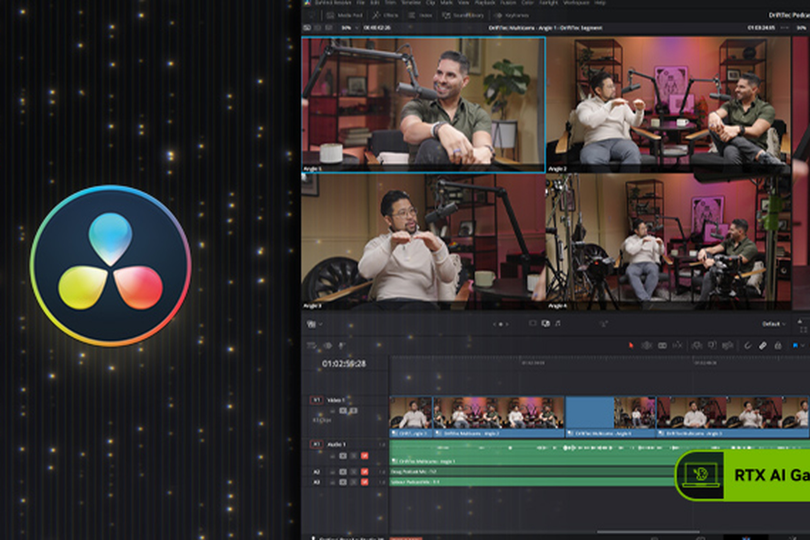 Цветокоррекция и монтаж в DaVinci Resolve