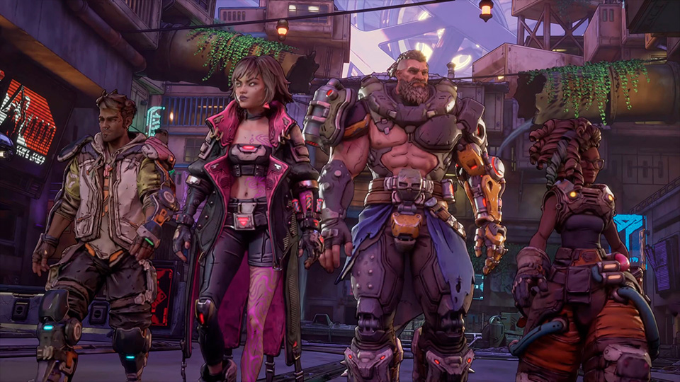 Scene from the game Borderlands 4
