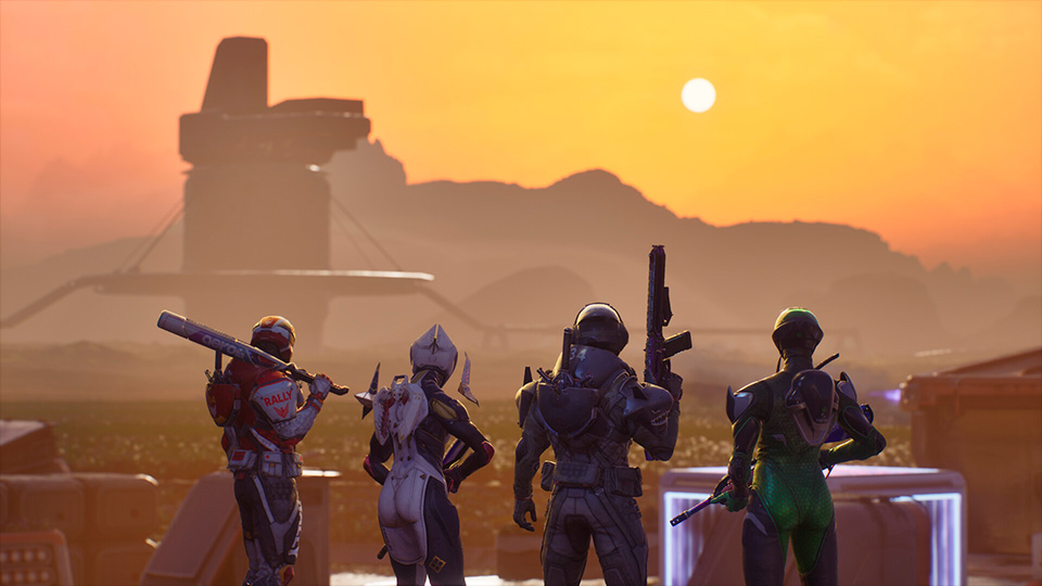 Scene from the game Splitgate 2