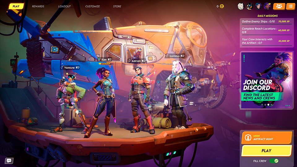 Scene from the game Wildgate